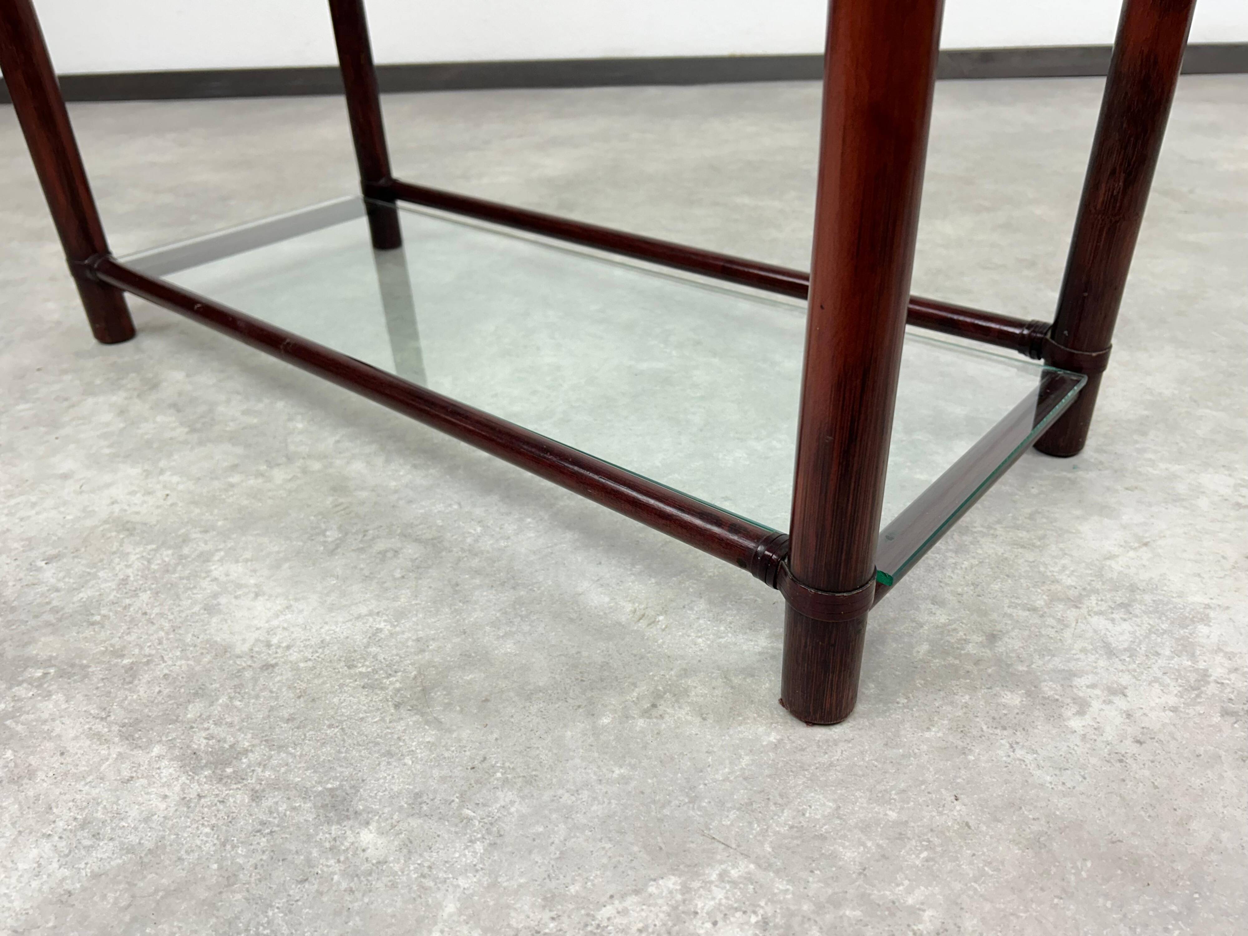 Mid-century bamboo shelf by Gervasoni