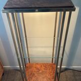Belgo Chrom shelf 23kt gold plated from the 70s