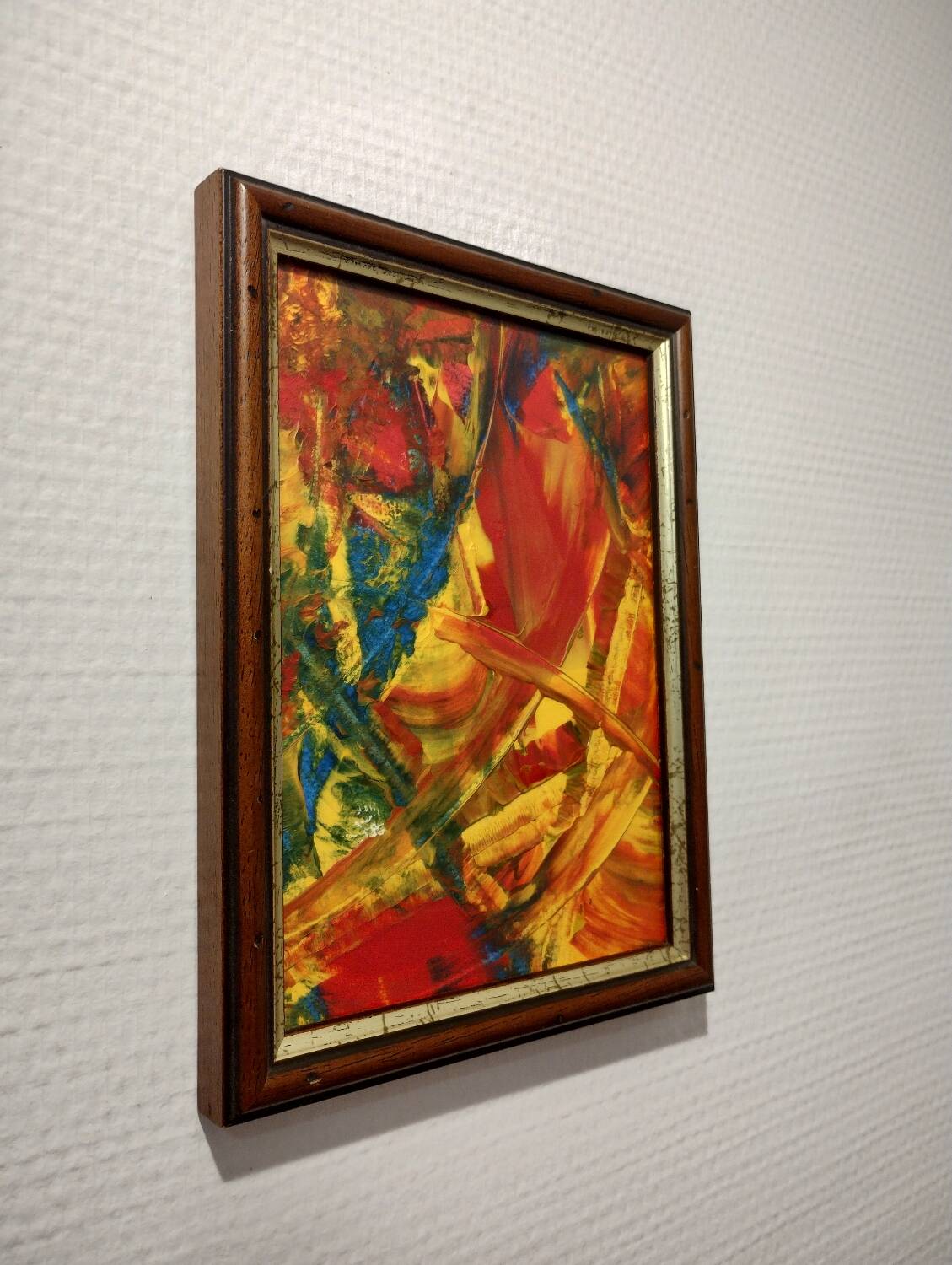 Small abstract painting