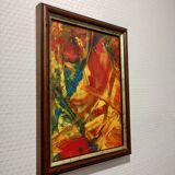 Small abstract painting