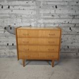 Commode vintage 4 tiroirs