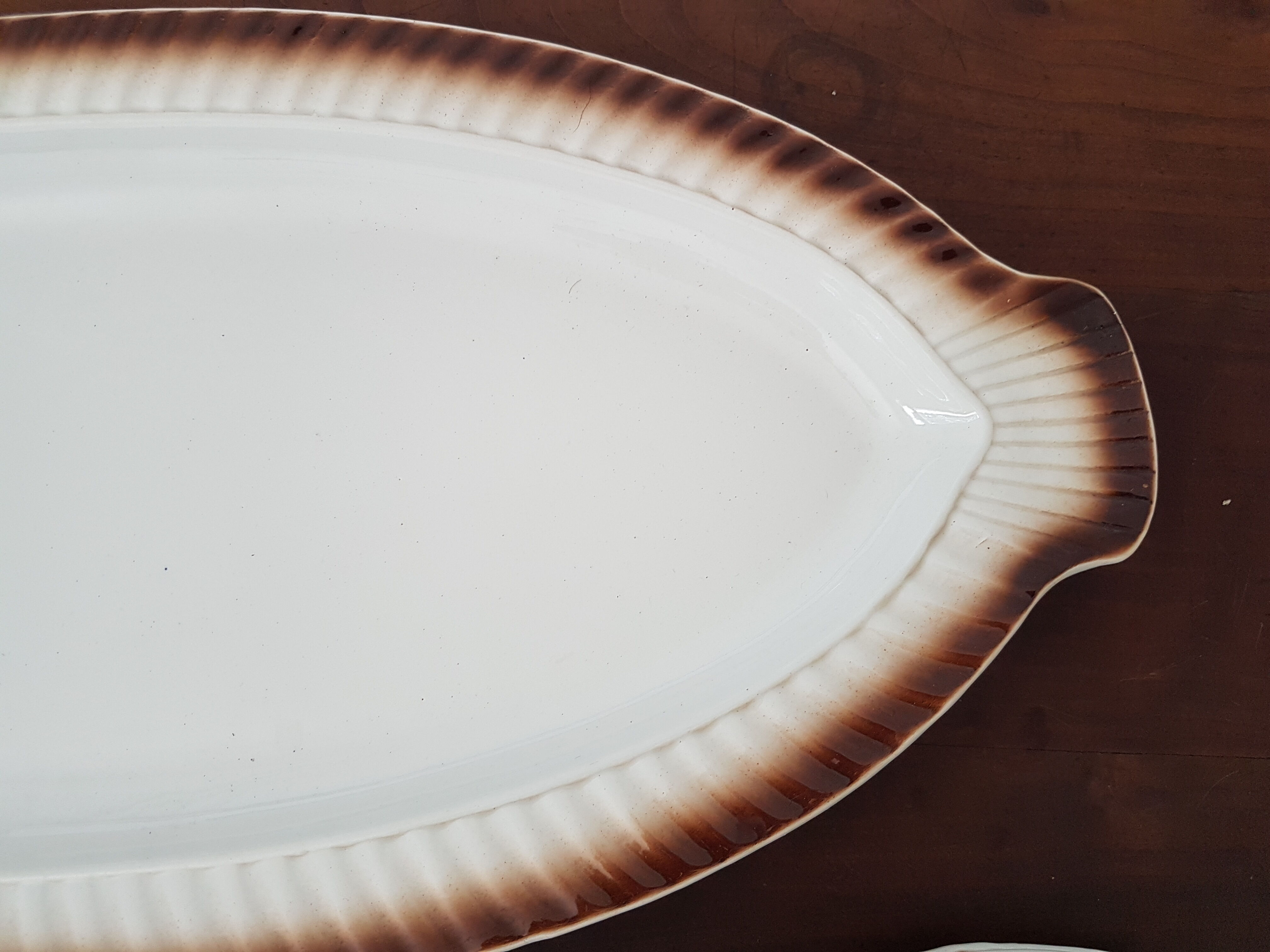 Plates and fish dish