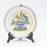 Antique plate in faience, 19th
