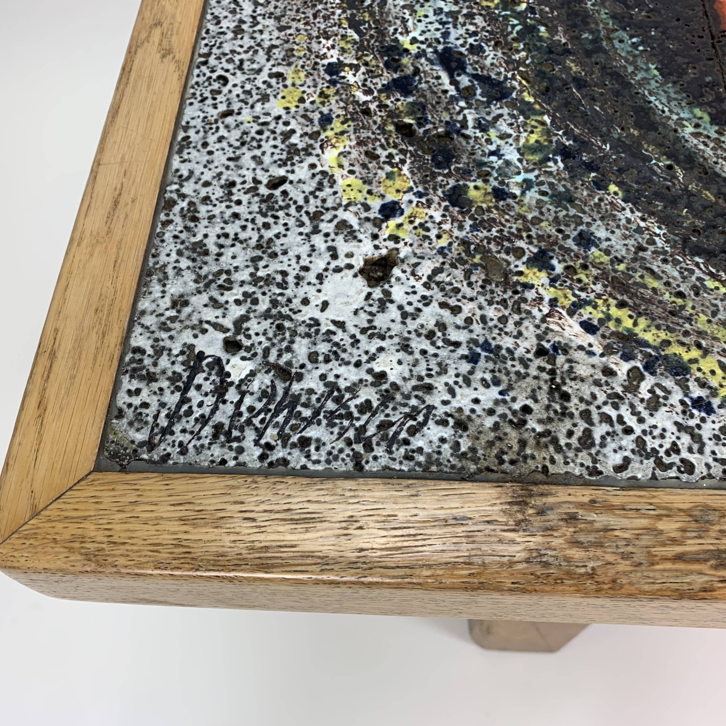 Mid-century design ceramic coffee table, 1970’s