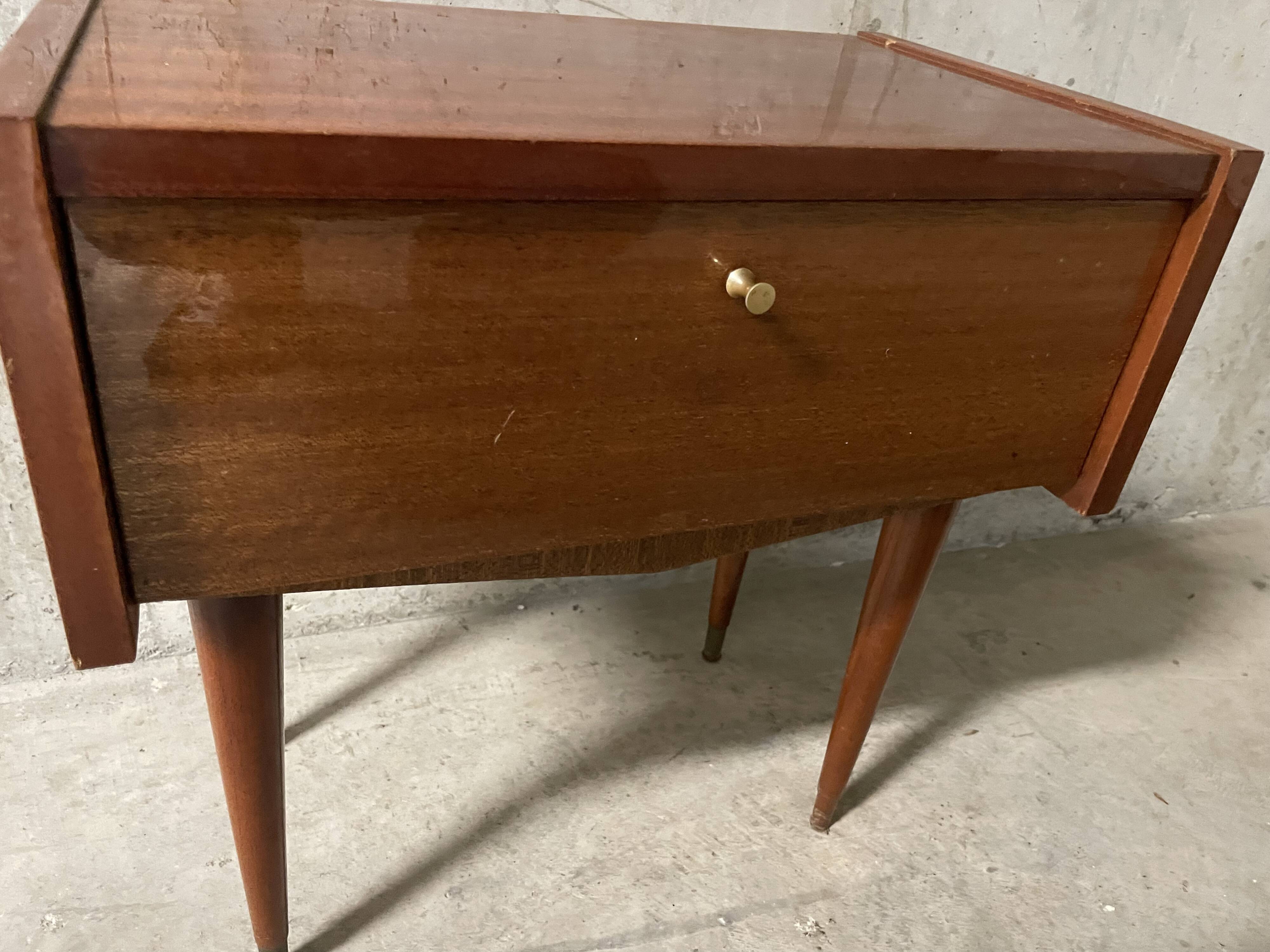 60s bedside table
