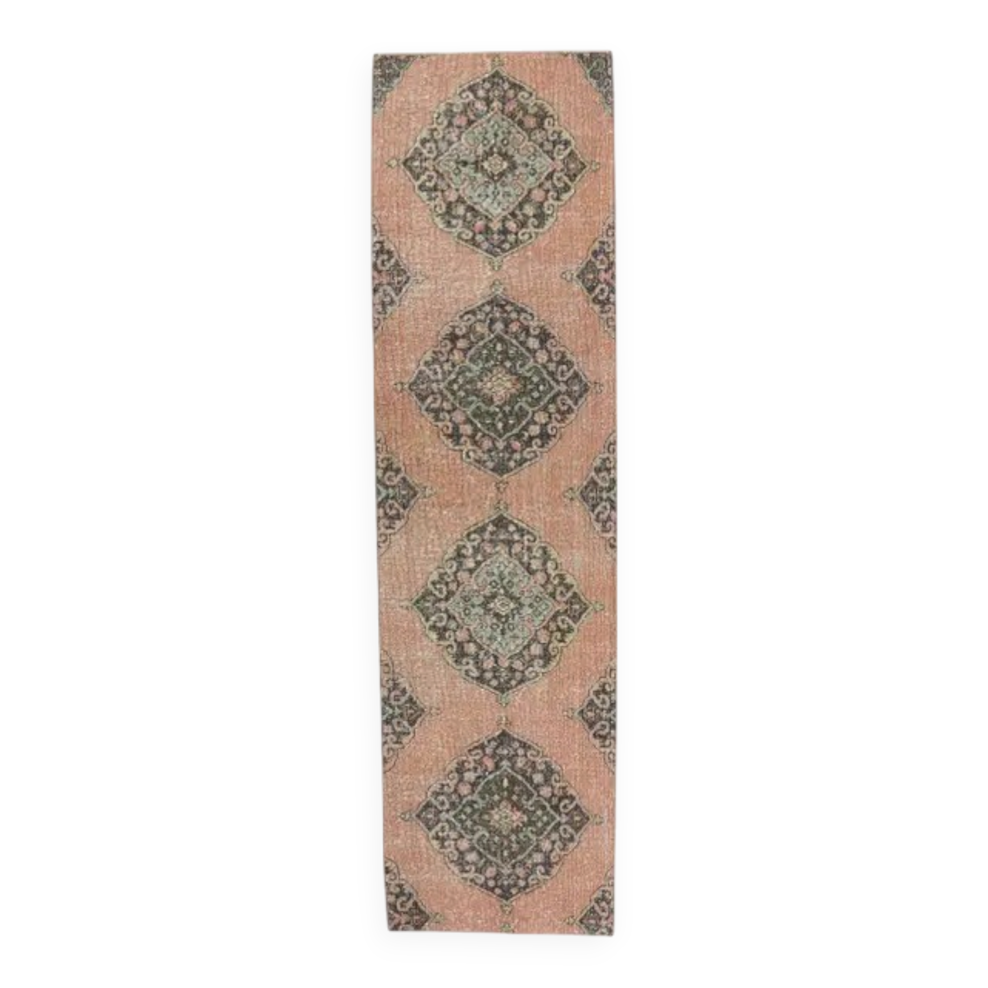 Turkish Oushak Wool Runner 78x286