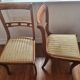 Dining room, round table and chairs
