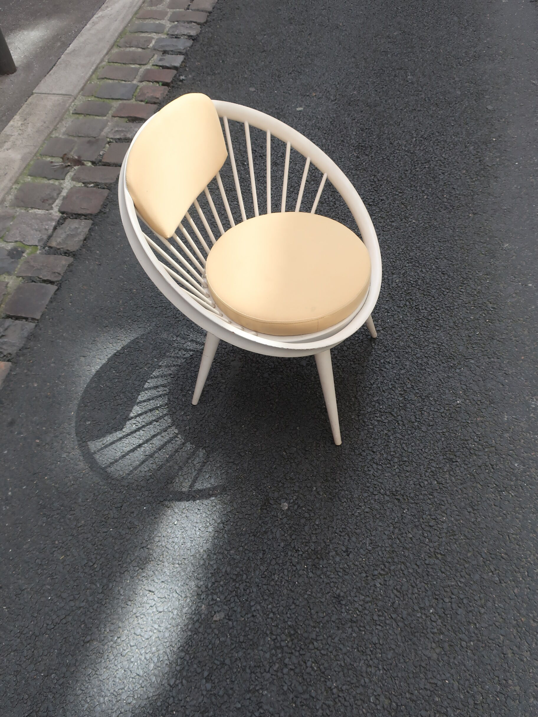 Chair Circle Scandinavian Yngve Ekstrom 60s