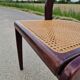 Chaise Baumann gondole en bois et cannage
