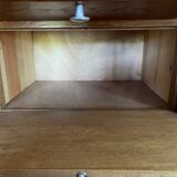 Oak storage cabinet
