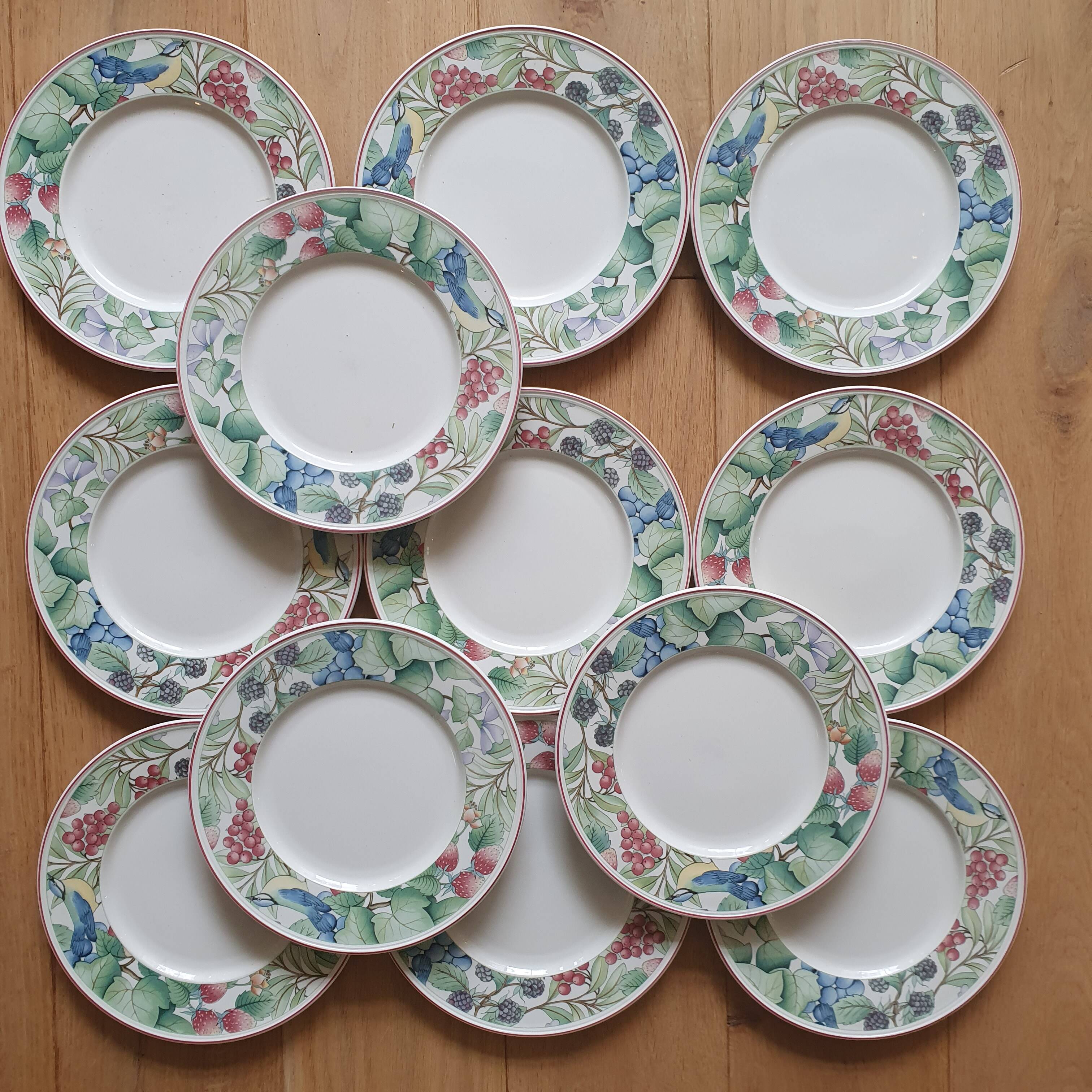 12 dessert plates Villeroy and Boch Catalina