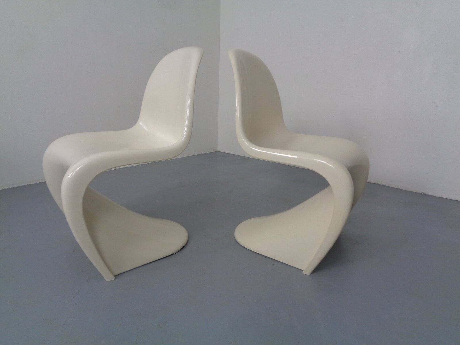Set of chairs by Verner Panton for Herman Miller, 1970s
