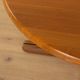 Dining table from the 1960s, solid frame and tabletop made of teak