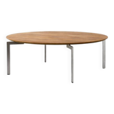 Vintage Mid-Century Scandinavian Modern Round Trippo Table