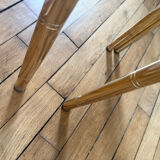 3 nesting bamboo tables