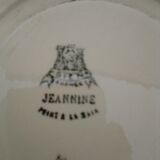 Dessert plate in gien earthenware model jeannine diam 19 cm