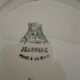 Dessert plate in gien earthenware model jeannine diam 19 cm