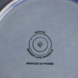 Set of 6 blue ceramic plates