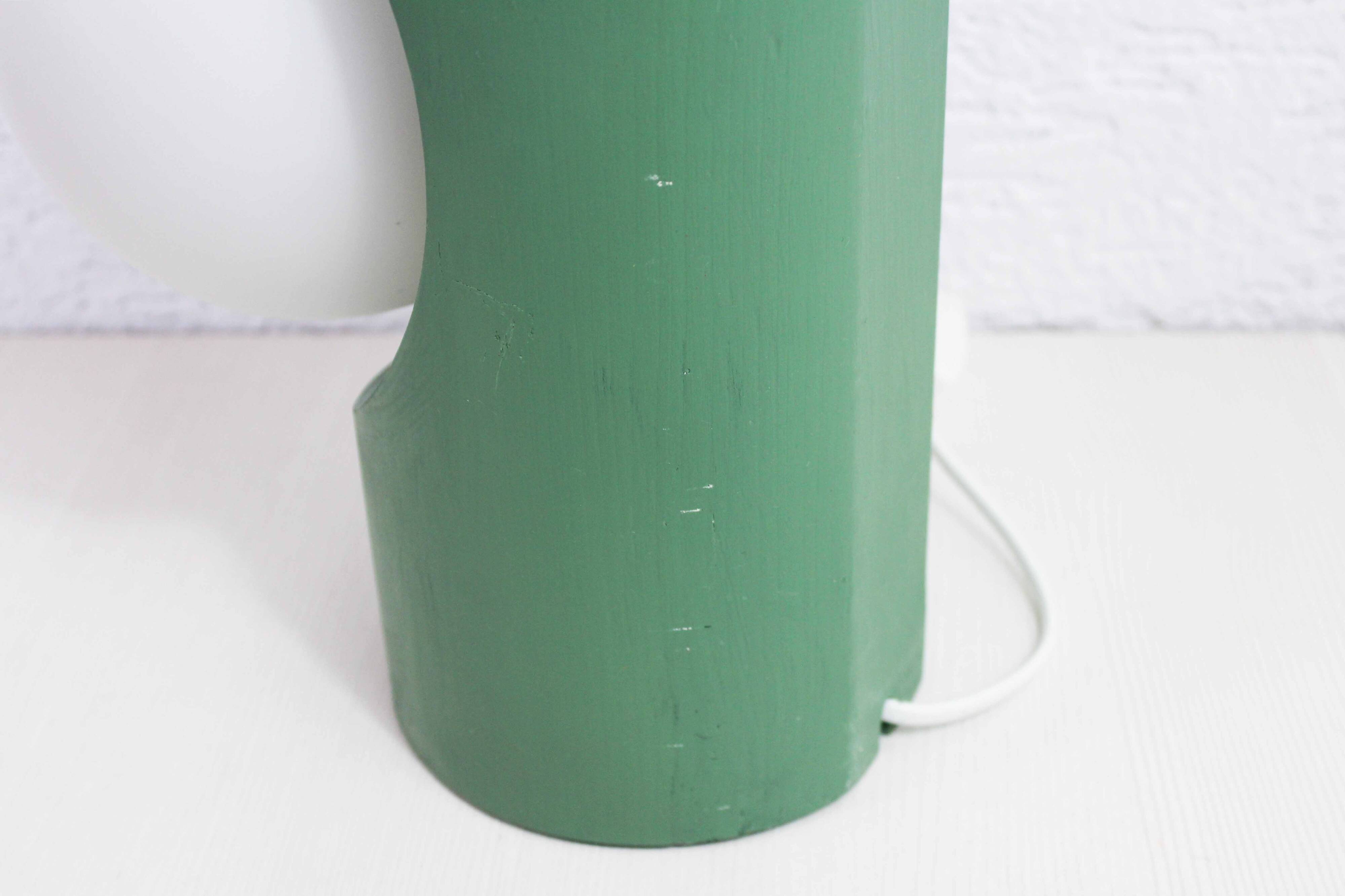 Table or hanging lamp, wood and glass, 1970