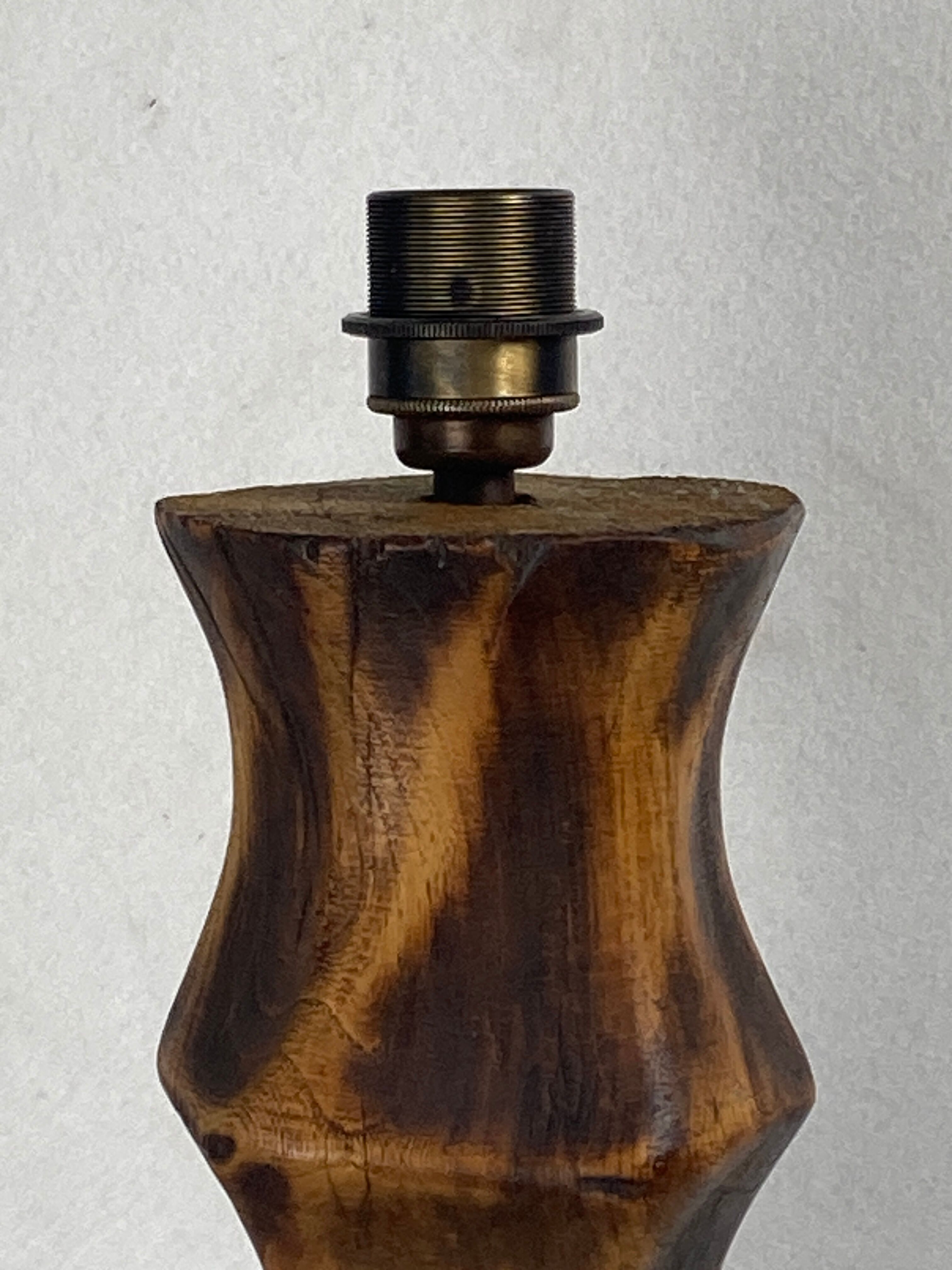 Lampe de table hollandaise brutaliste avec abat-jour en sisal, années 1960