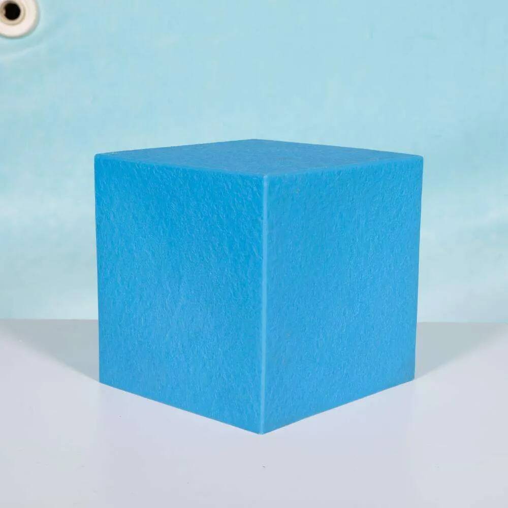Postmodern cube lamp for children's room, Heico cubism light column.