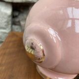 Foot of pink ceramic lamp 50s