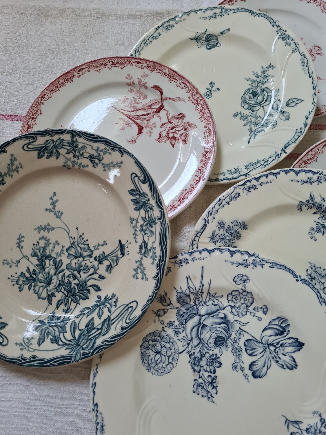 Iron earth dessert plate sets