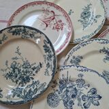 Iron earth dessert plate sets