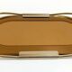 Oval 24k Gold Plated and Bronzed Pink Mirrored Tray by Umberto Mascagni