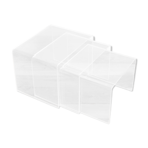 tables gigognes plexiglas