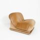 Italian Velvet Slipper Chair