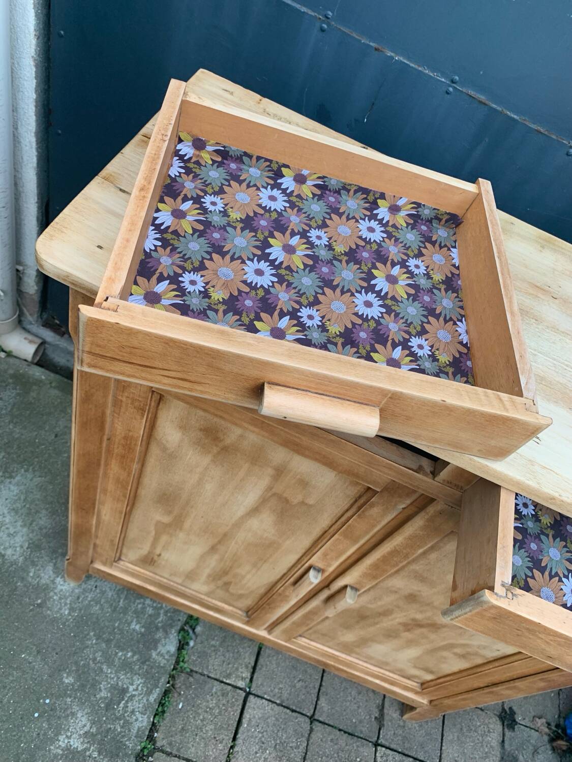 Buffet parisien bois brut 1940 H100