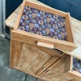 Buffet parisien bois brut 1940 H100