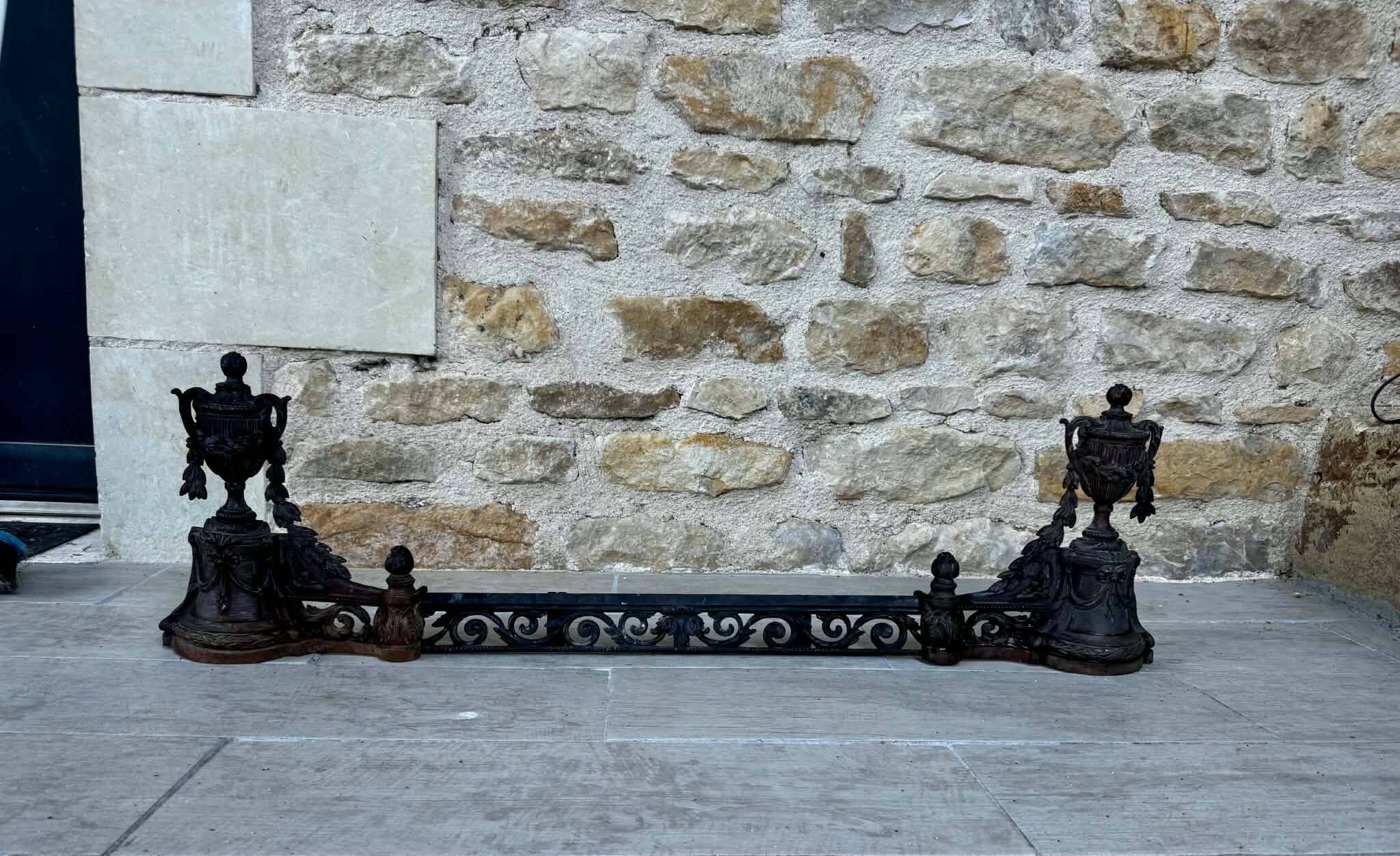 Large fireplace mantel from the Napoleonic III period.