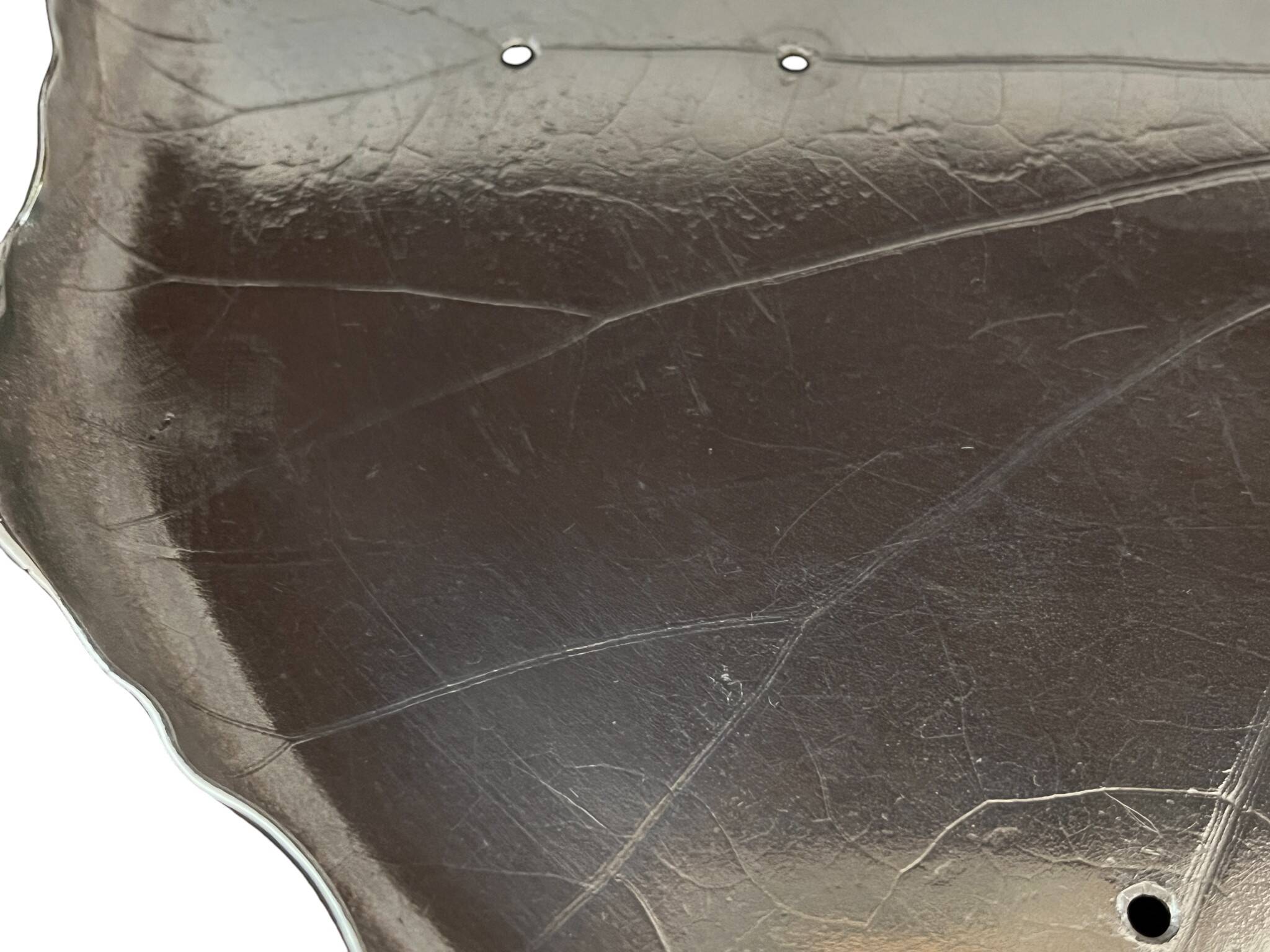 Silver-plated metal caviar service and 12 silver Minerva goblets, circa 1900