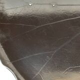 Silver-plated metal caviar service and 12 silver Minerva goblets, circa 1900