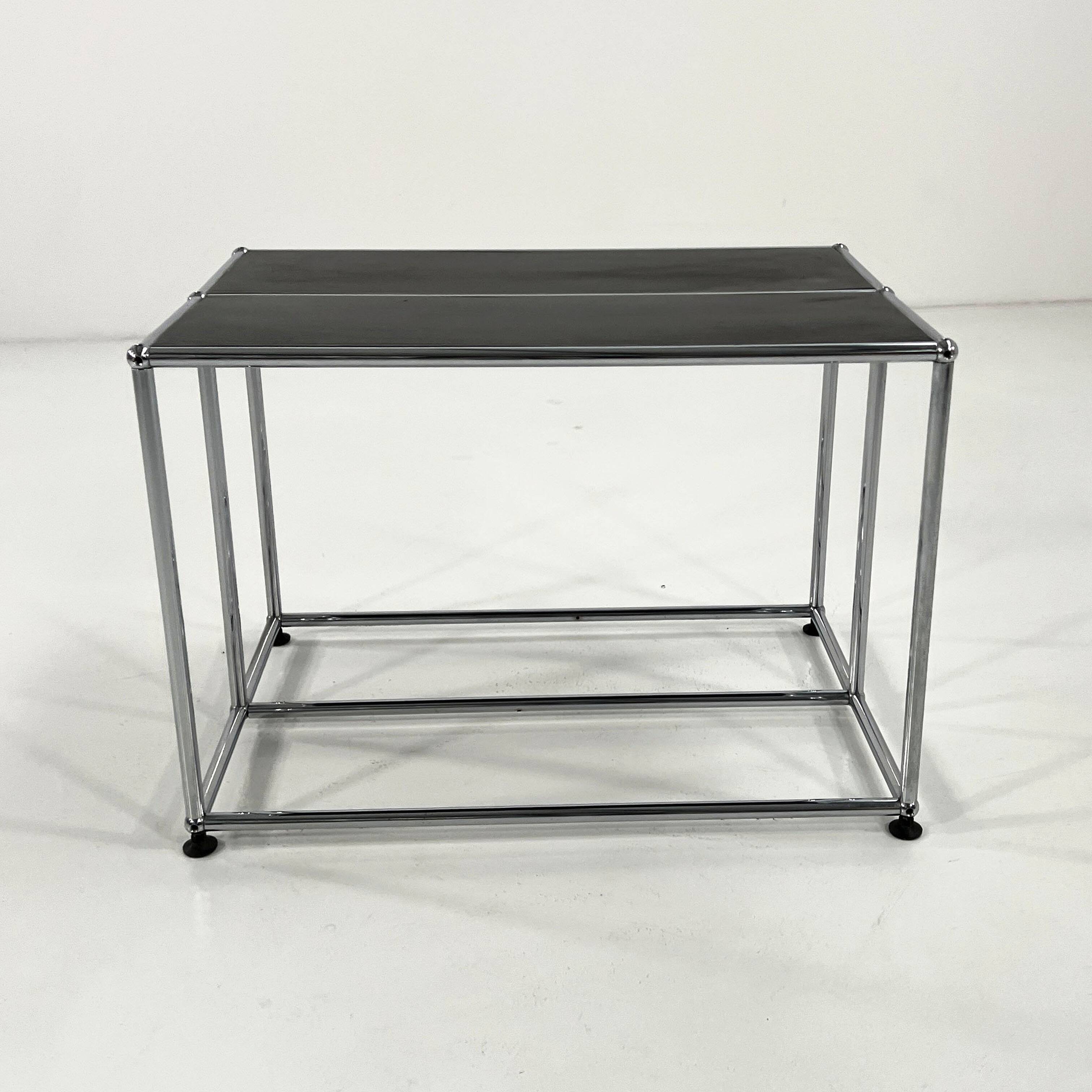 Black Console by Fritz Haller & Paul Schärer for USM Haller, 1980