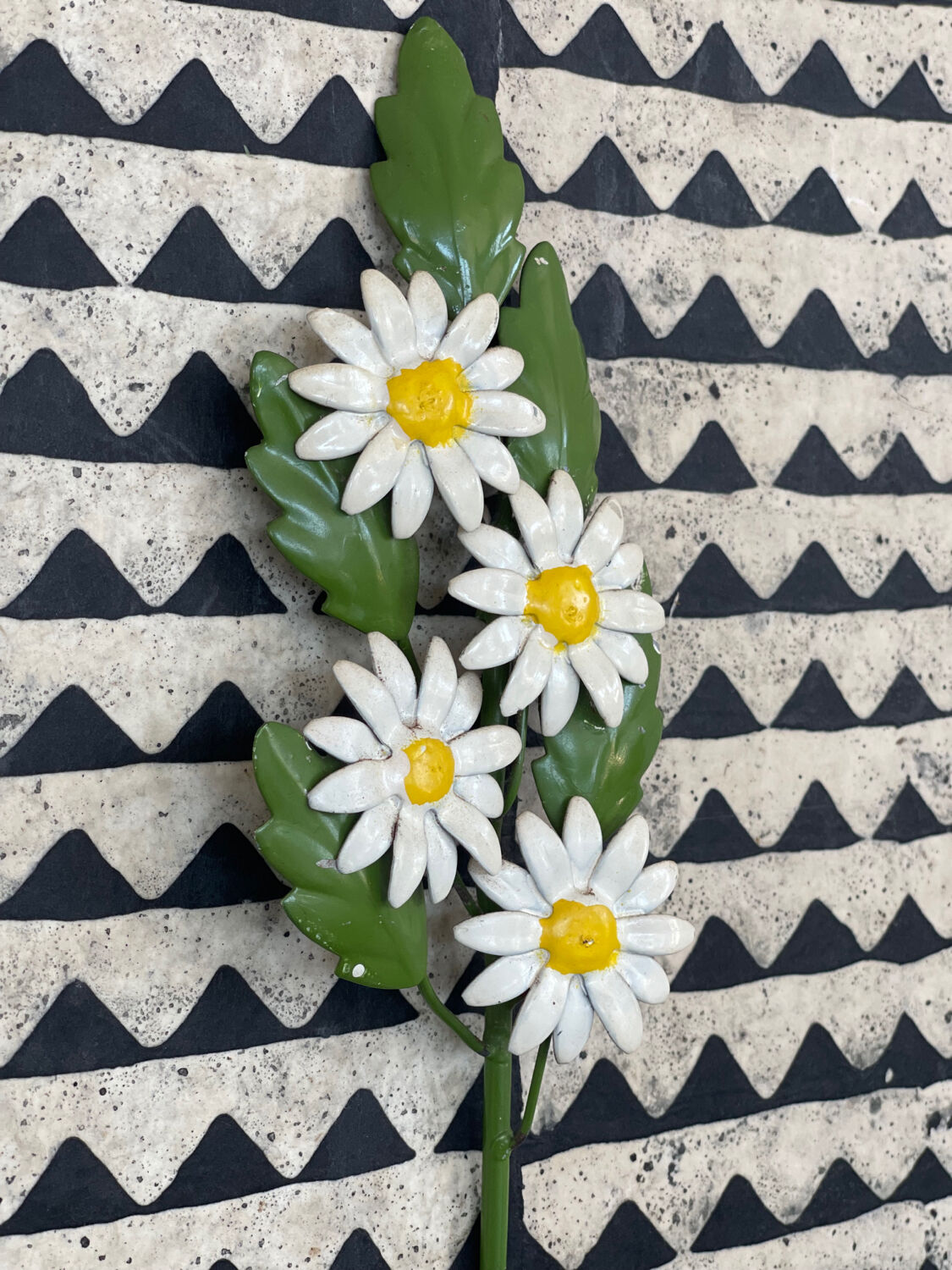 Vintage Italian metal mirror