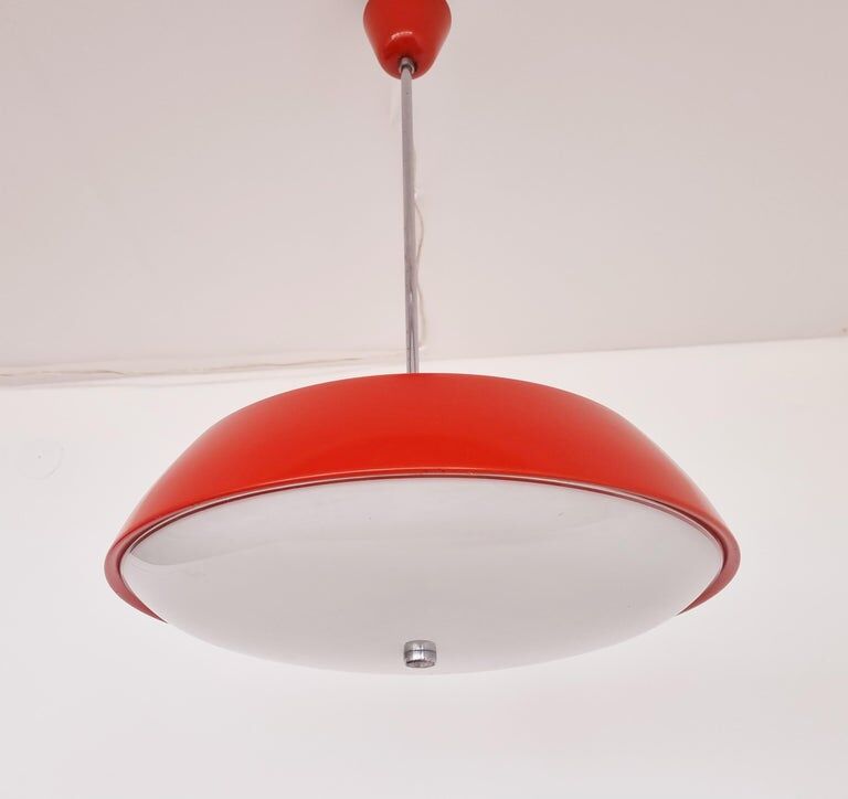 Midcentury Pendant UFO Napako designed by Josef Hurka, 1960s