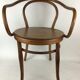 Fauteuil en bois courbé dit le Corbusier J&J Kohn