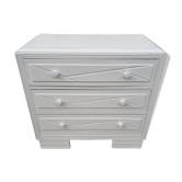 Dresser vintage powder white changing table