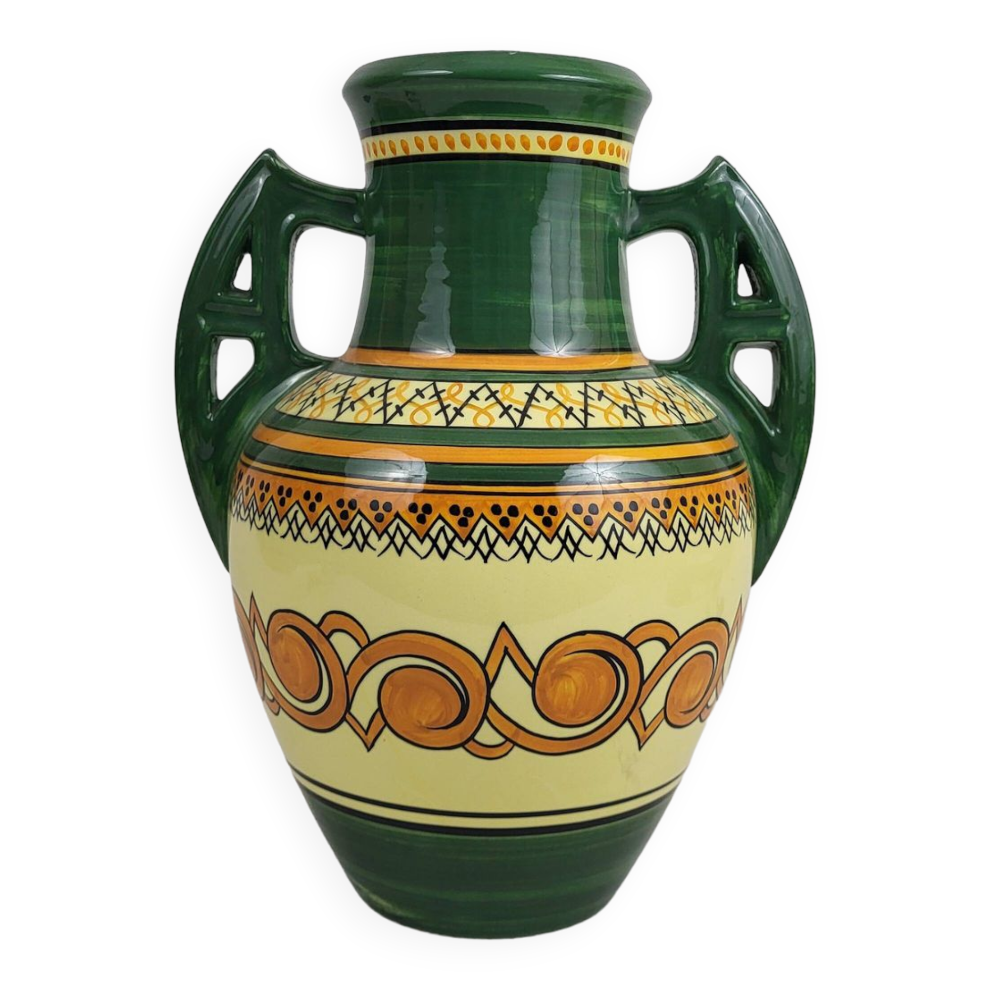 Quimper Henriot ceramic vase