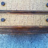 Rattan dresser Maugrion