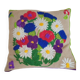 Vintage embroidered cushion