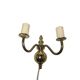 BVS wall lamp with two arms in art deco style