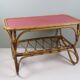 Vintage bamboo coffee table, Rohe Noordwolde, 1960s/70s