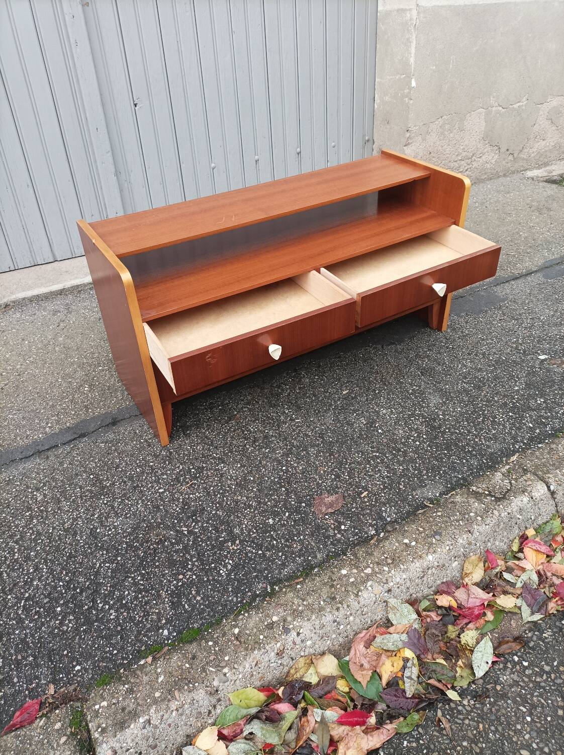 Vintage chest of drawers 2 doors 2 flaps