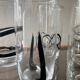 Series of 6 vintage Murano glasses including glass paste