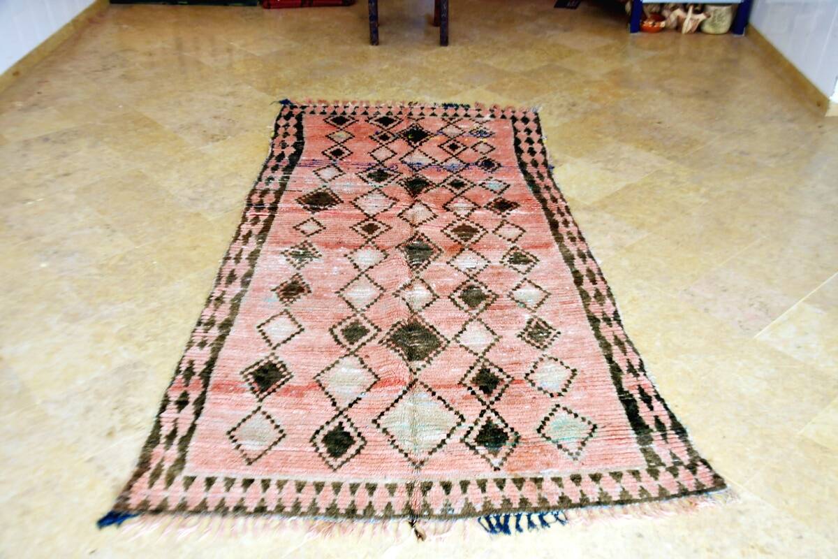 Tapis Boujaad vintage 260 x 135 cm