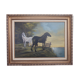 Oil painting - horses - painter teixeira cardoso.
